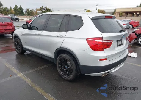 2012 BMW X3 xDrive28I из США, поврежденный, VIN 5UXWX5C56CL717885